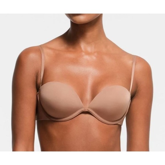 Skims Multi Way Bra Women 36DD Beige Underwire Convertible Padded Lined - Picture 3 of 15